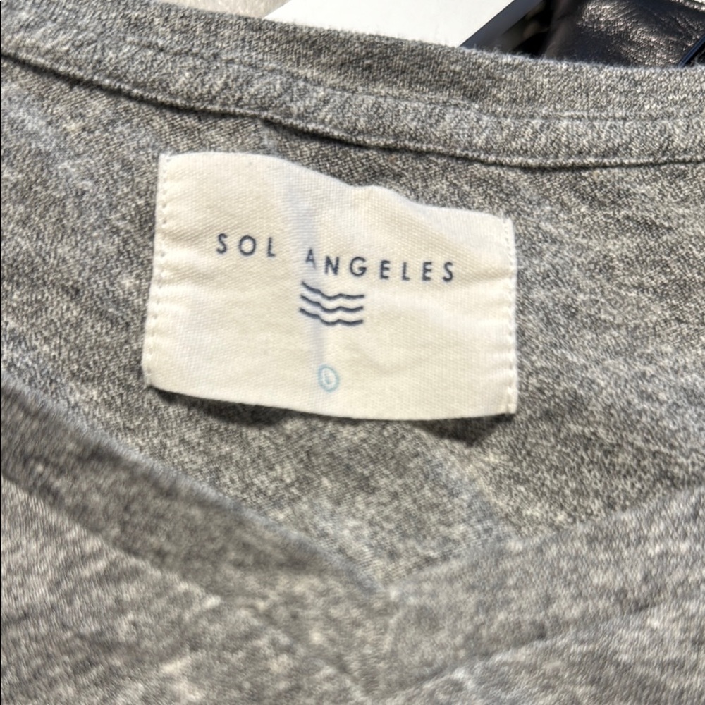 Sol Angeles Gray T-Shirt with 'JOY' Print - L - Picture 2 of 2